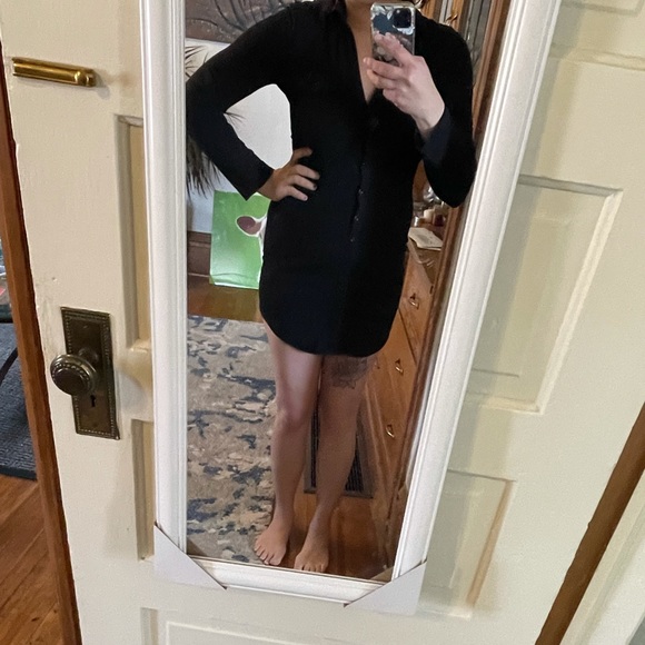 Black collared dress/shirt, last chance-donating 9/15 - Picture 9 of 9